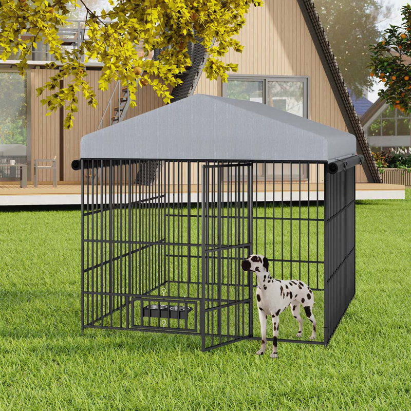 Grande cage extérieure pour chien avec enclos pour chien