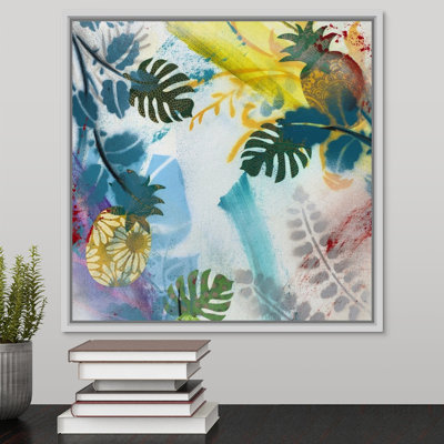 « new tropical bliss i », peinture sur toile