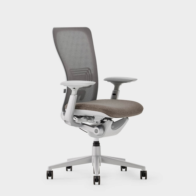 Haworth Zody Mesh Office Chair - Dual Posture with Lumbar Support, Stone