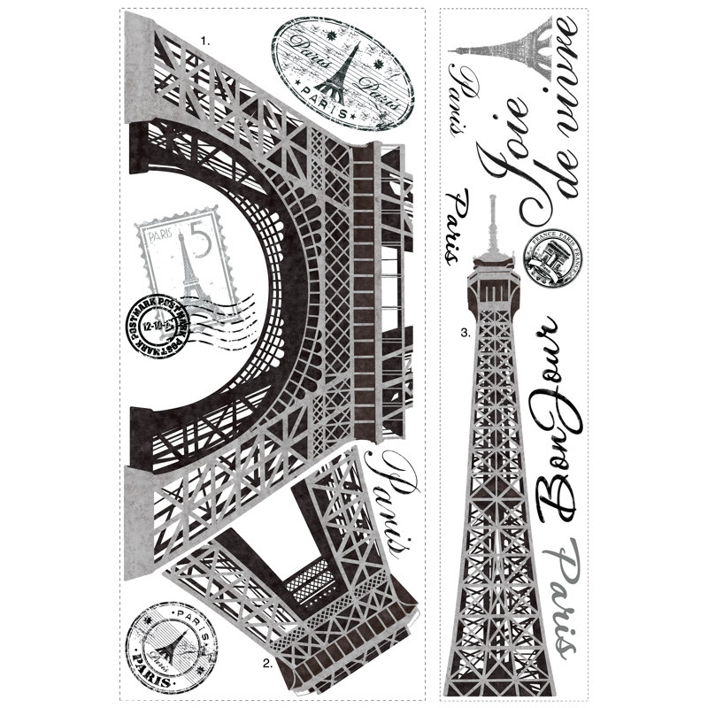 Cityscape And Architecture Non-Wall Damaging Wall Decal
