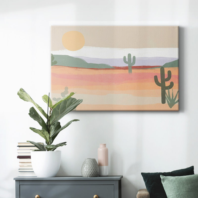 Cactus Plateau II-Gallery, toile tendue, H 18 po x l 27 po