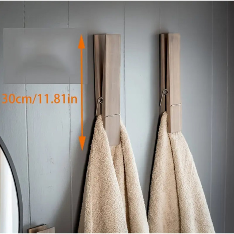 Ensemble de 2 épingles à linge géantes