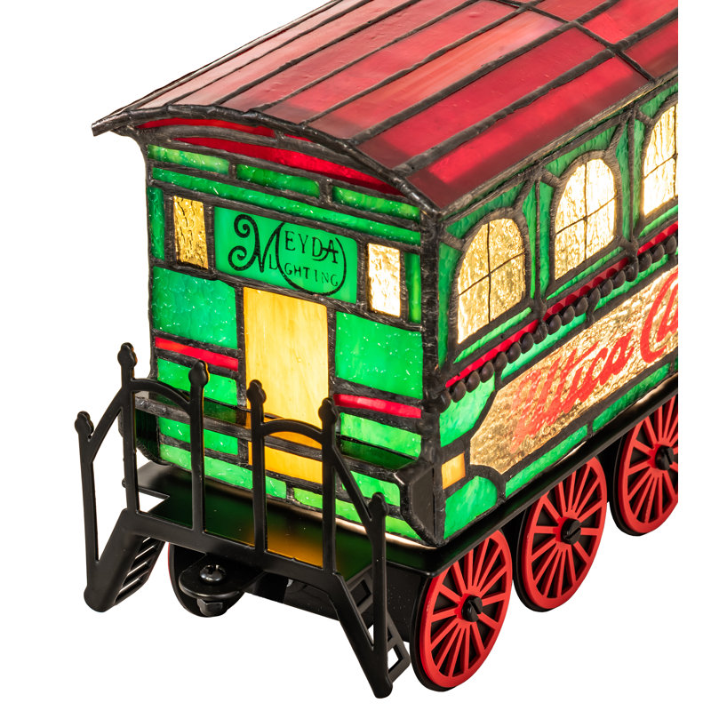 8.12'' Transportation Themed Lighted Art Glass