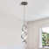 1 - Light Grey LED Unique/Statement Pendant