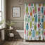 Rideau de douche Playful Paradise - Premium-659461381