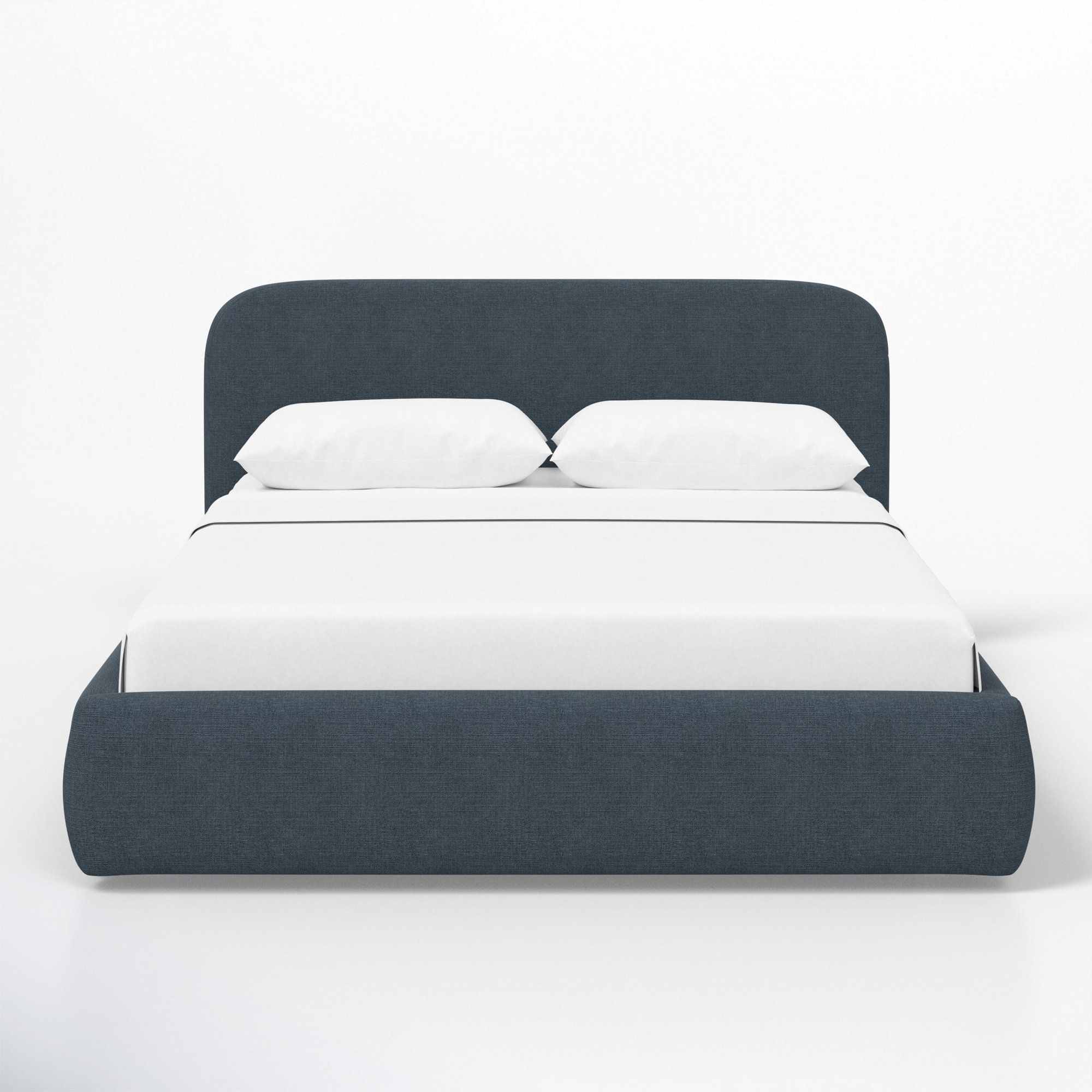 Daphne 37" Platform Bed, Navy, California King