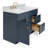 Hamlet 43'' Single Bathroom Vanity with Carrara Marble Top-70317114