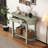 Curved Design Console Table with Drawers-7181348
