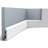 1/2 in D x 3 in W x 78-3/4 in L Primed White High Impact Polystyrene Baseboard Moulding