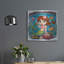 Dovecove «Kid Mermaid Underwater Gabarit» par Flyland Designs, art mural en métal