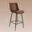 PU Leather Upholstered Counter & Bar Stool Set of 3-714696742