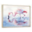 Flamingo Reflections - Art mural flamant pour salon-92779548-92779551-92779623