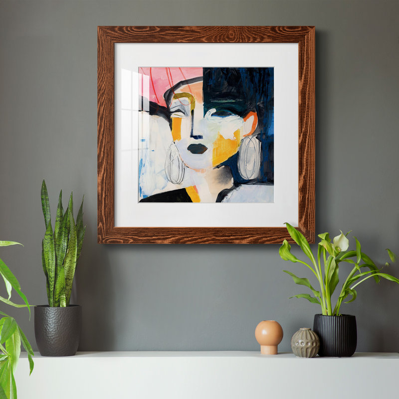 Sorella II - reproduction encadrée de qualité supérieure - prête à être accrochée, H 31,5 po x l 31,5 po x P 1 po