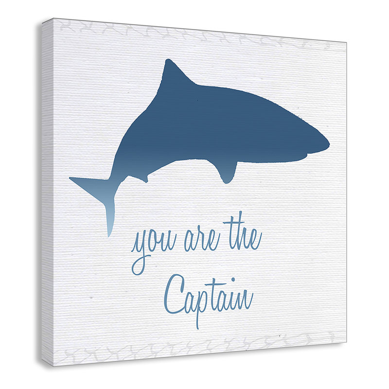 Capitaine, impression sur papier, H 12 po x l 12 po x P 1,5 po, Canevas