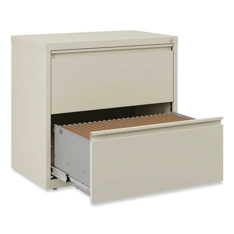 Putty 2-Drawer Lockable Mobile Legal Size File Cabinet