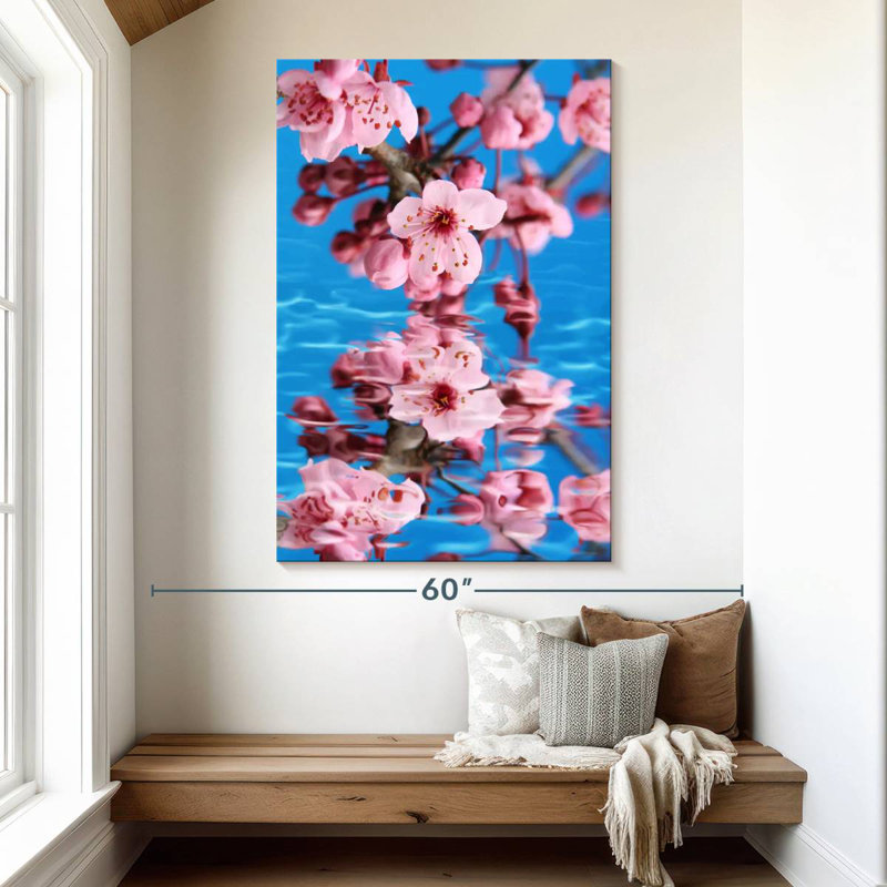 Harnek Sakura Reflection, 51" H x 34" W