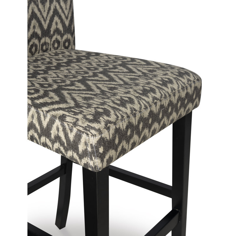 Barahona Upholstered Counter Stool, Driftwood, Counter Stool (24” Seat Height)