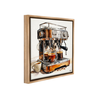 «Sleek Espresso Machine» sur toile