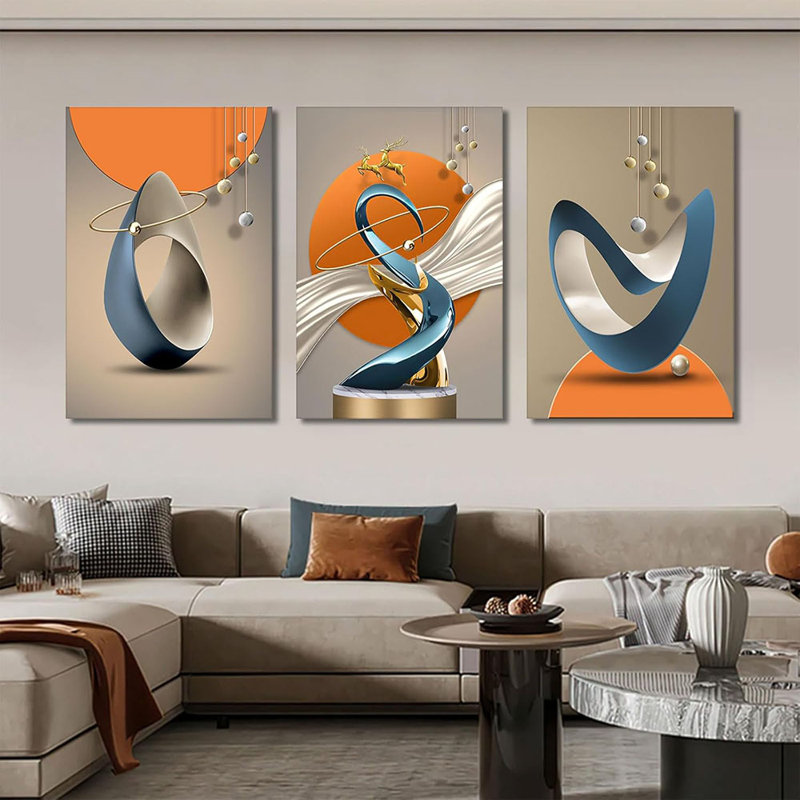 3 Piece Wrapped Canvas Set