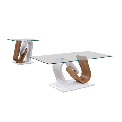 Ensemble de tables basses 2 pièces Tolzmann