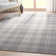 Tapis gris clair à tissage plat Kehr