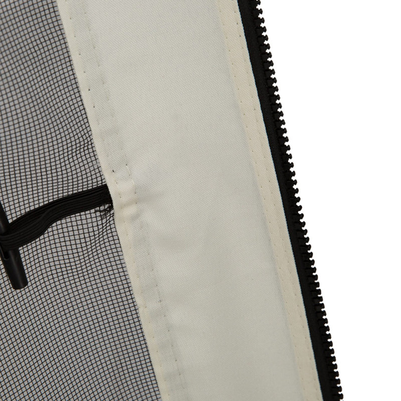 Outsunny 10' X 12' Replacement Mesh Sidewall Netting For Patio Gazebos And Canopy Tents With Zippers (Sidewall Only), Beige