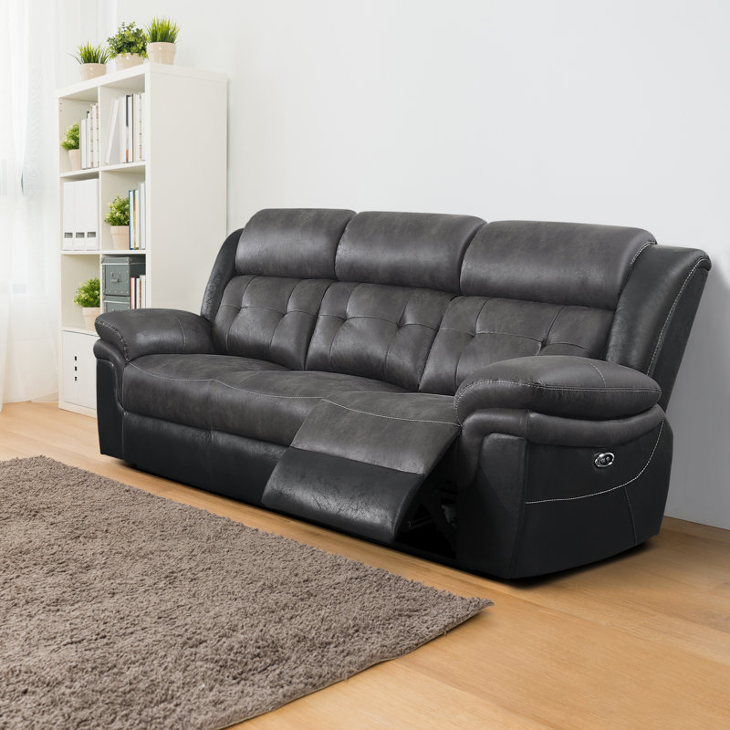 Canapé Venero, Polyester noir