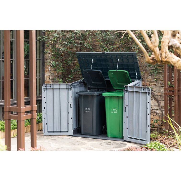 Keter Store-It-Out Max 5 x 3 FT Horizontal Garbage Storage Bin