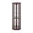 Tyrianne Corner Display Cabinet With Glass Door, Shelves & Light-808827049