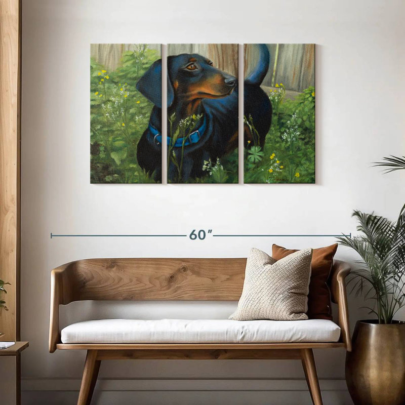 Brampt Dachshund, 28" H x 45" W