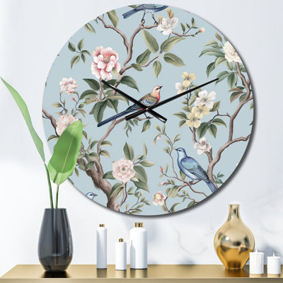 Horloge murale Chinoiserie