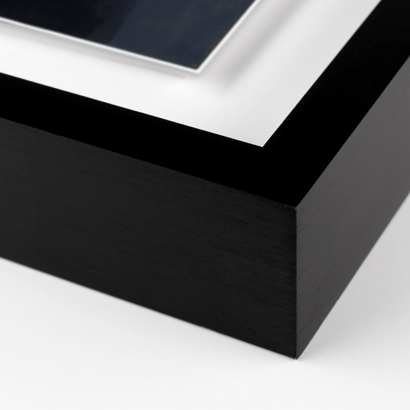 Little Guy Print by Kentaro Minauro, 40" H x 31" W x 2.5" D, Black
