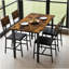 Ensemble de mobilier de salle à manger d'intérieur moderne pour 4 avec des matériaux de qualité supérieure, une conception peu encombrante et un assemblage facile