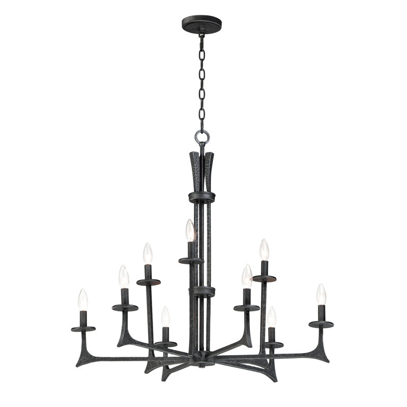 Ajiana 9 - Light Dimmable Tiered Chandelier