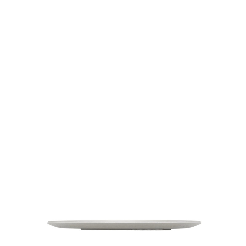 Trama Melamine Dinner Plate, Dark Gray