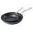 Babish 2 Piece 8 and 10 Inch Fry Pan Hard Anodized Titanium Forever Non Stick Technology Durable Frying Pans Set - Black