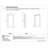 Standard Foster Plinth Block with Beveled Edge-40320014