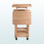 Ensemble de tables à collation 6 pièces en bois au fini naturel Turner, H 25,96 po x L 18,93 po x P 15,7 po-1423881985