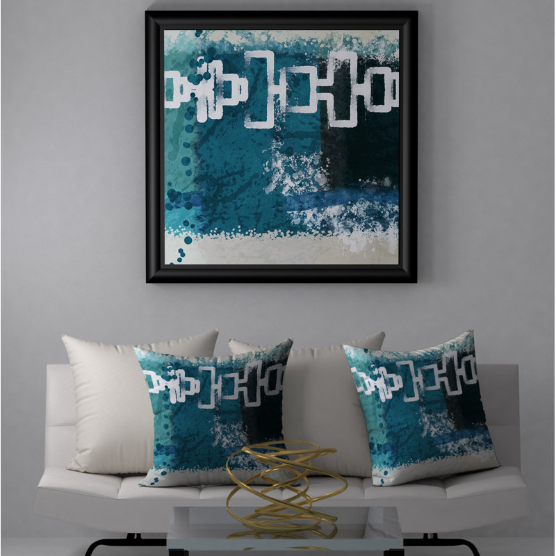 Housse de coussin carrée/insert, 18 po x 18 po