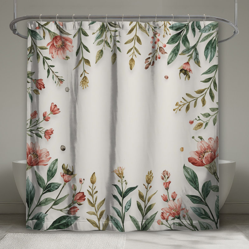 Rideaux de douche Watercolor, 70 po l x 72 po H