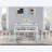 Kitchen Table Set with a Rectangular Table and 4 Upholstered Chairs-1258054178
