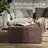 28"Indoor Modern Square Concrect Coffee Table,for Living Room,Rust Red-30597127