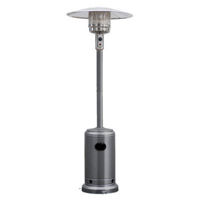 47476 Stainless Steel Propane Standing Patio Heater
