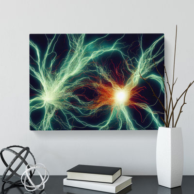 Electricity Art Vol.5 - Wrapped Canvas Print