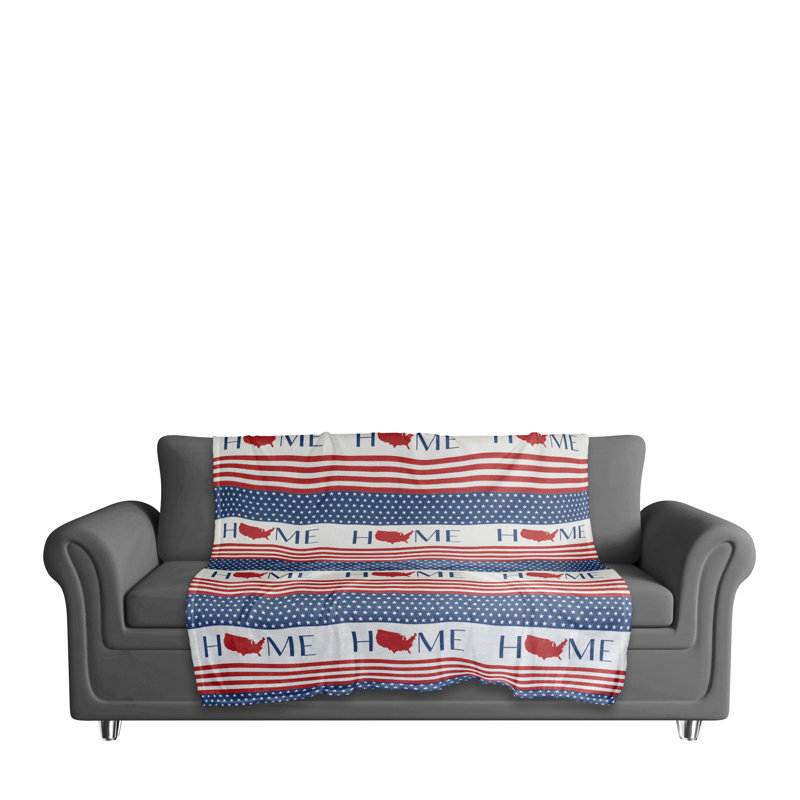 American Hand Woven Throw Blanket