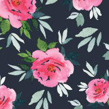 Simoney Peonies Floral Peel & Stick Wallpaper Roll by Jamie Graney