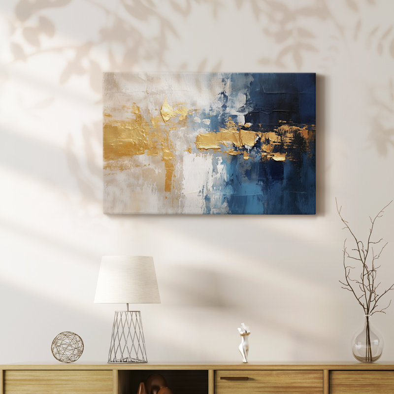Série de paysages abstraits CXLII, H 12 po x l 18 po