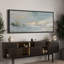 "Abstract Snow Landscape Art", très grandes photos, impression sur toile encadrée-120284203-120284204