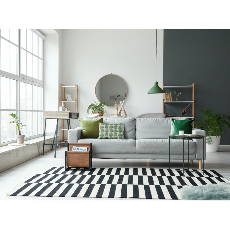 Coussin décoratif Pineapple Stripes, Sauge