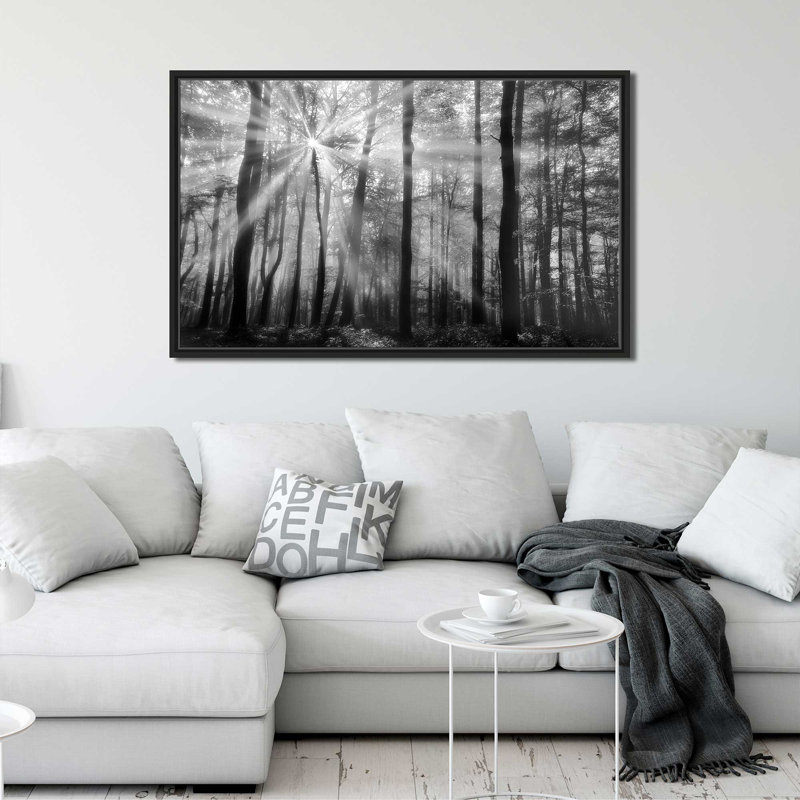 Breaking Through - photographie, Cadre noir, H 27,5 po x l 39,5 po x P 0,75 po